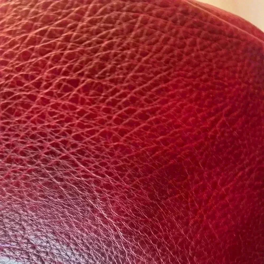 Snake Print Vegan Leather Handbag Burgundy - Picture 8 of 12